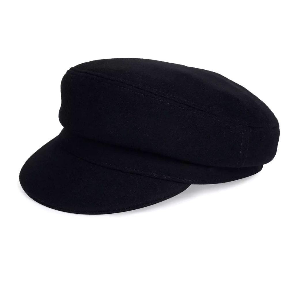 Classic Black Women's Newsboy Cap